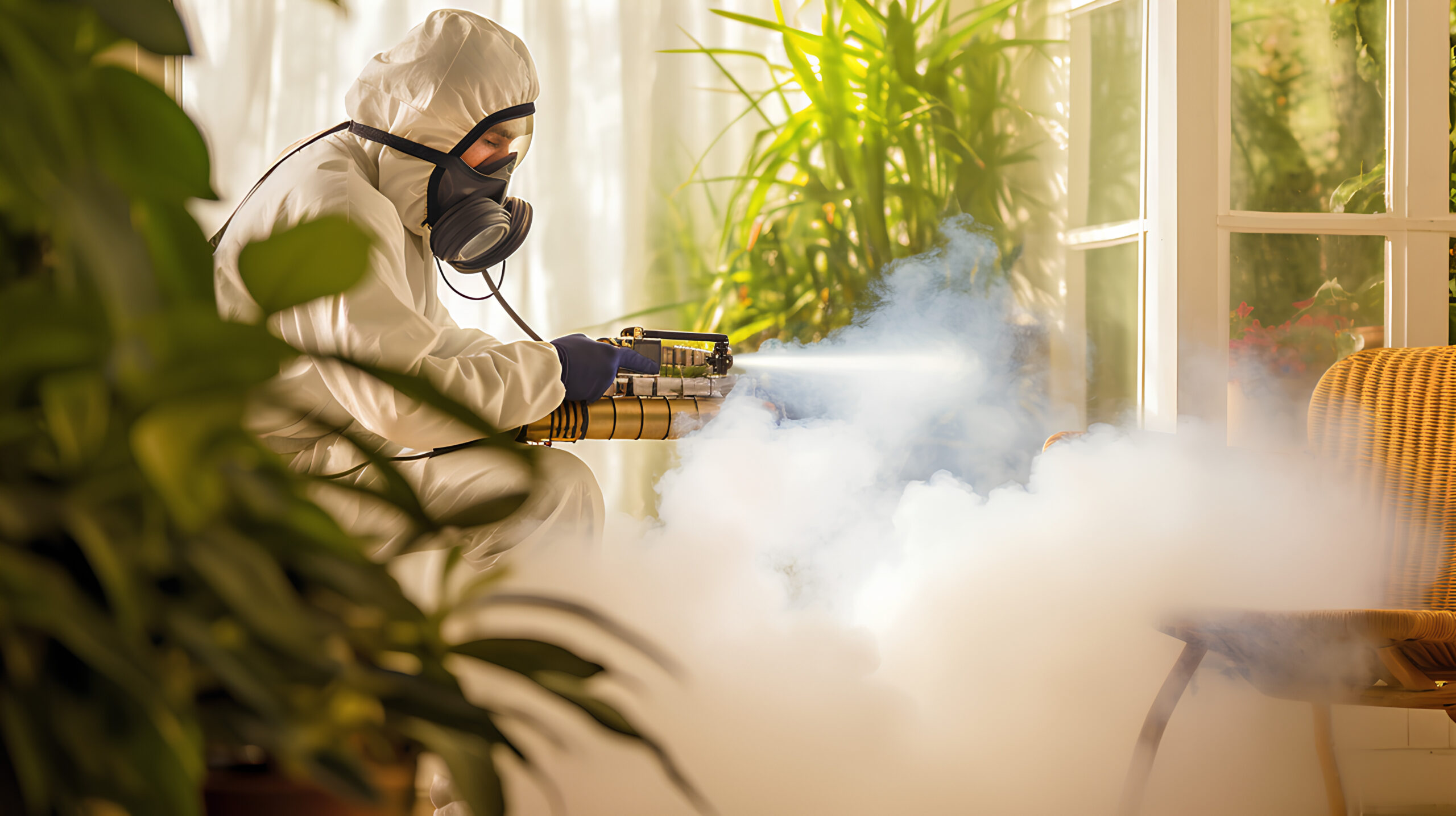 Usługa odgrzybiania i usuwania wilgoci realizowana przez GonBud w pomieszczeniu